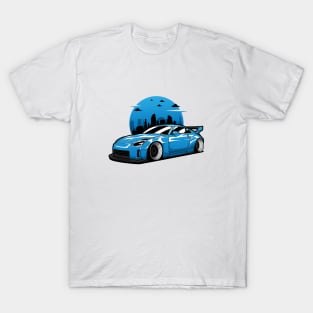 Blue 350Z Fairlady Z widebody JDM T-Shirt